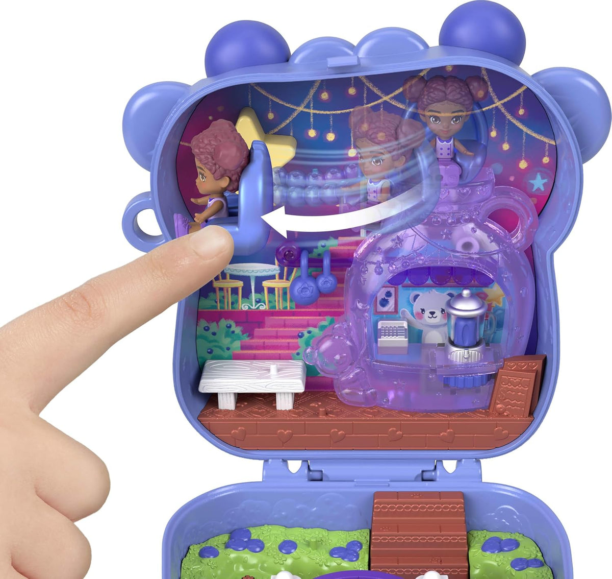 Polly Pocket Polly Mini Ο Κόσμος Της Polly Σετάκια Blueberry Besties Compact (JKC48)