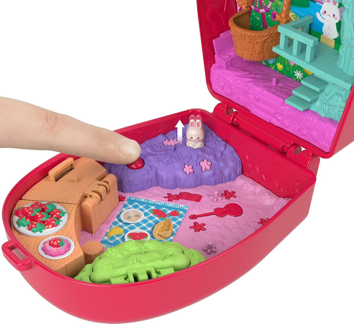 Polly Pocket Polly Mini Ο Κόσμος Της Polly Σετάκια Picnic Bunny Compact (JKC47)