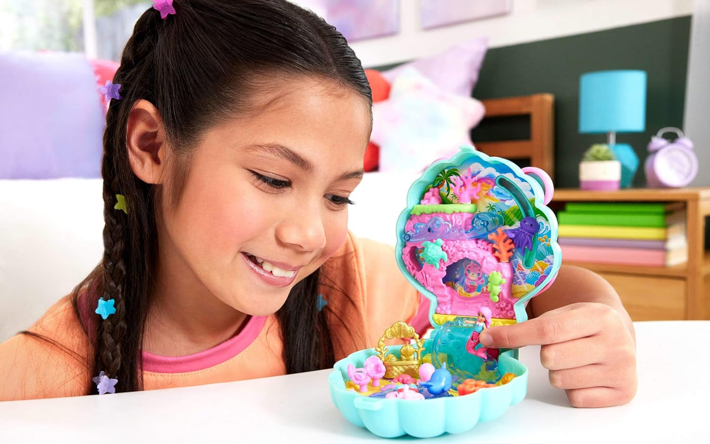 Polly Pocket Polly Mini Ο Κόσμος Της Polly Σετάκια Glitter Island Compact (JCB16) - Fun Planet