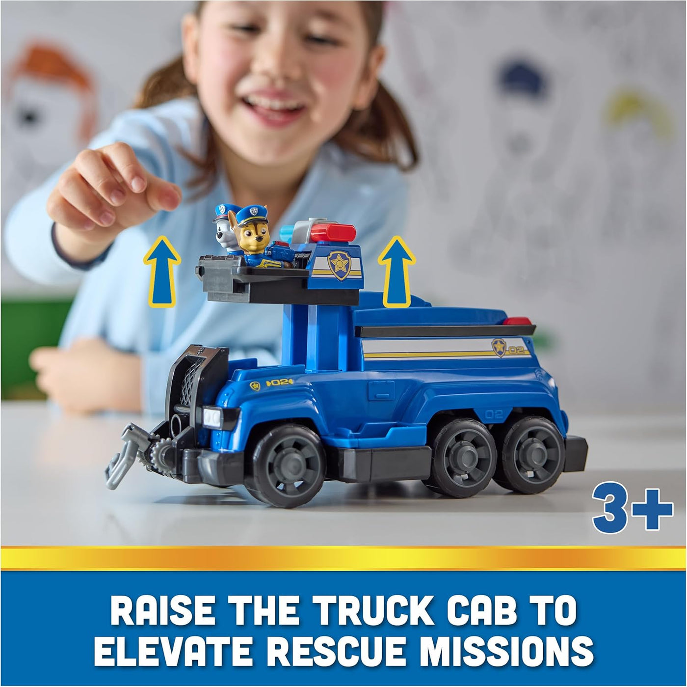 Paw Patrol Chase Team Cruiser Vehicle με 6 Αποκλειστικές Φιγούρες (6070119)