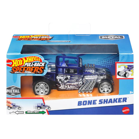 Hot Wheels Aυτοκινητάκι 1:43 Pull-Back Speeders Bone Shaker (HPR71) - Fun Planet