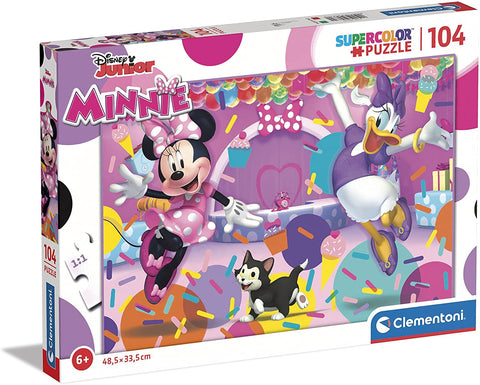 Clementoni Παζλ 104 Supercolor Disney Minnie (1210-25735) - Fun Planet