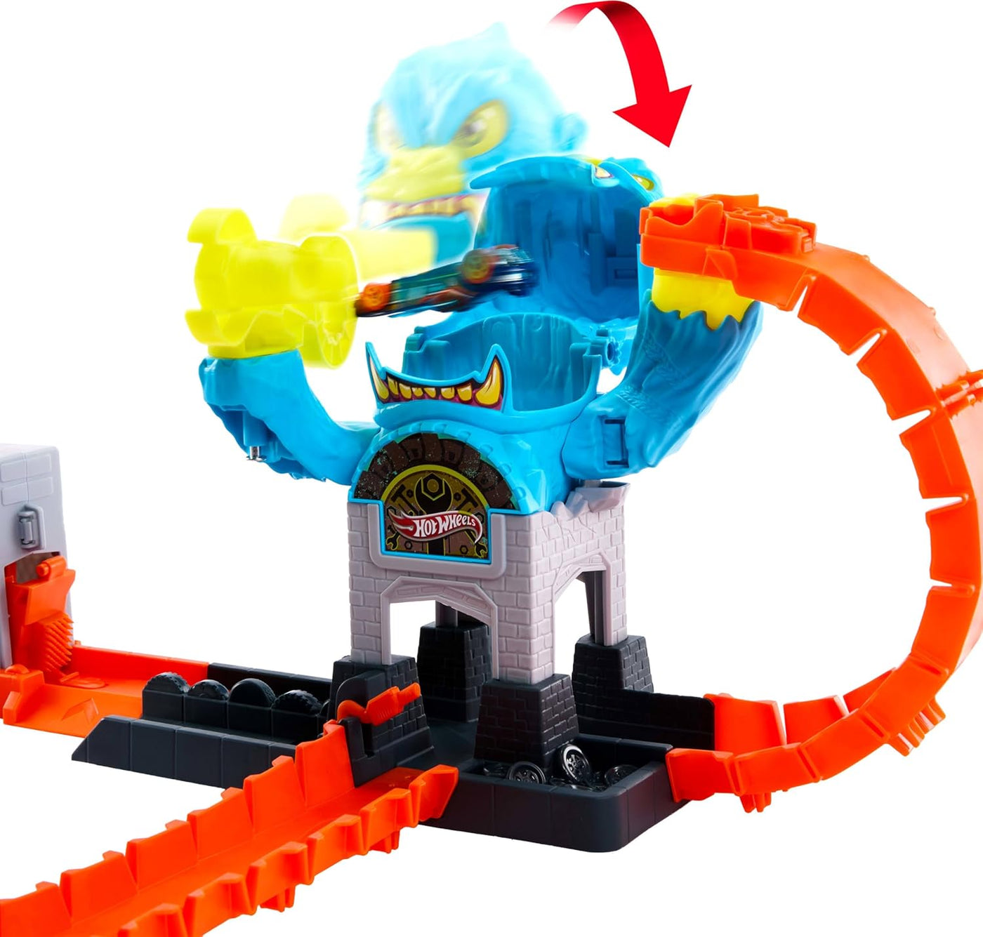 Hot Wheels City Πίστα με Θηρία Gorilla Slam Attack (JHL92) - Fun Planet
