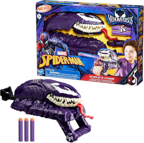 Nerf Marvel Spider-Man Venomversus Marvel's Venom Strike Blaster (G0730)