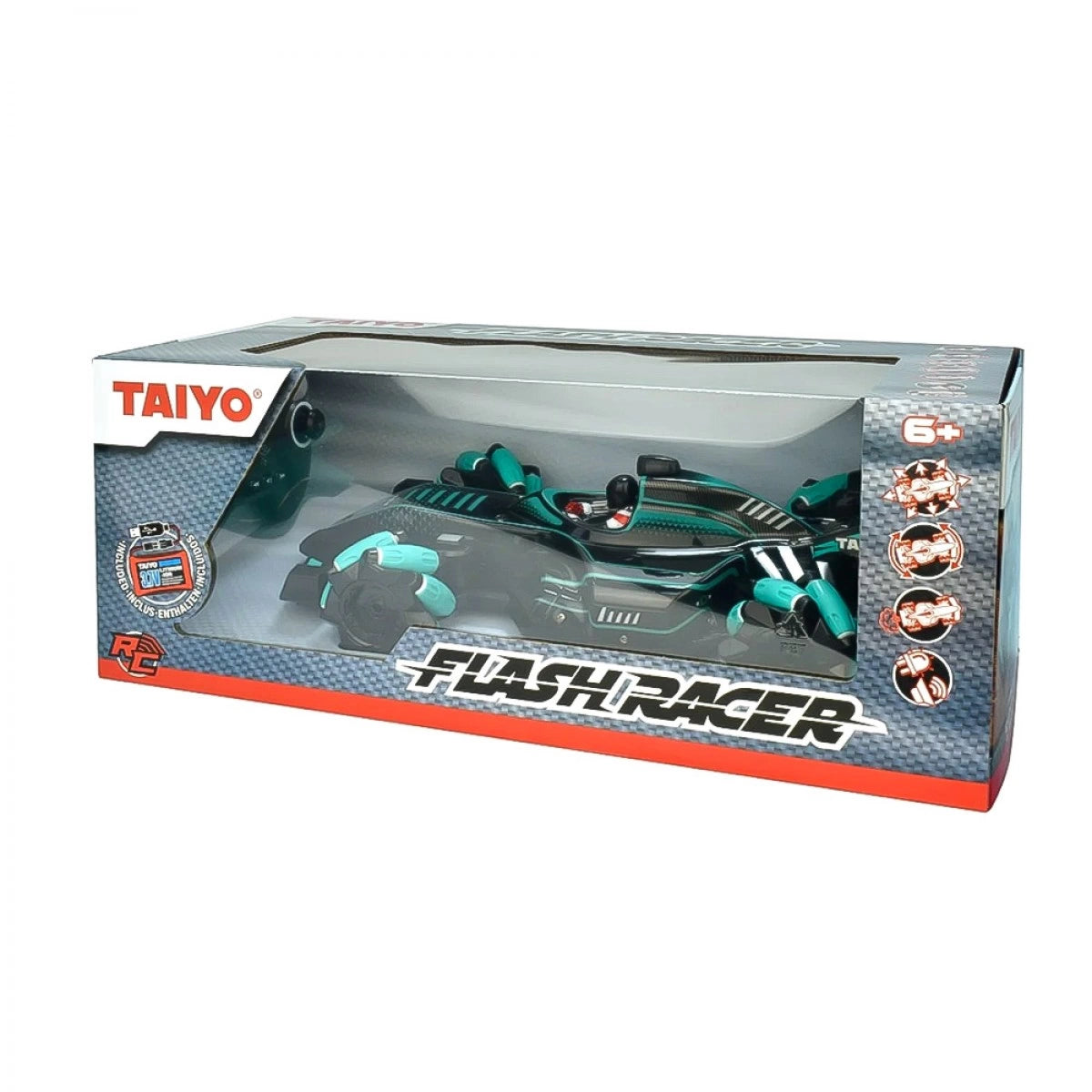 Τηλεκατευθυνόμενο Όχημα Flash Racer Blue - Black 1:12 (120003A) - Fun Planet