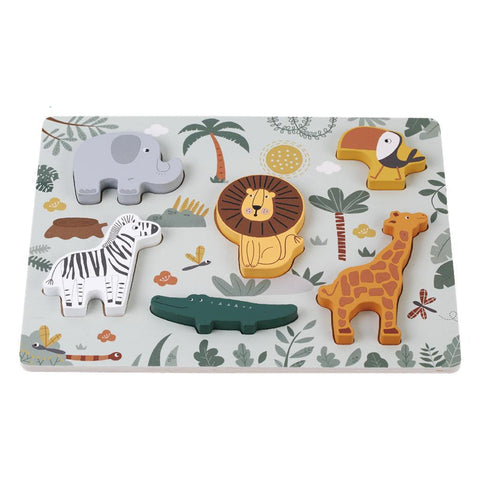 Noah's Ark Wooden with Animals 27.5x14x22cm Luna (622458)