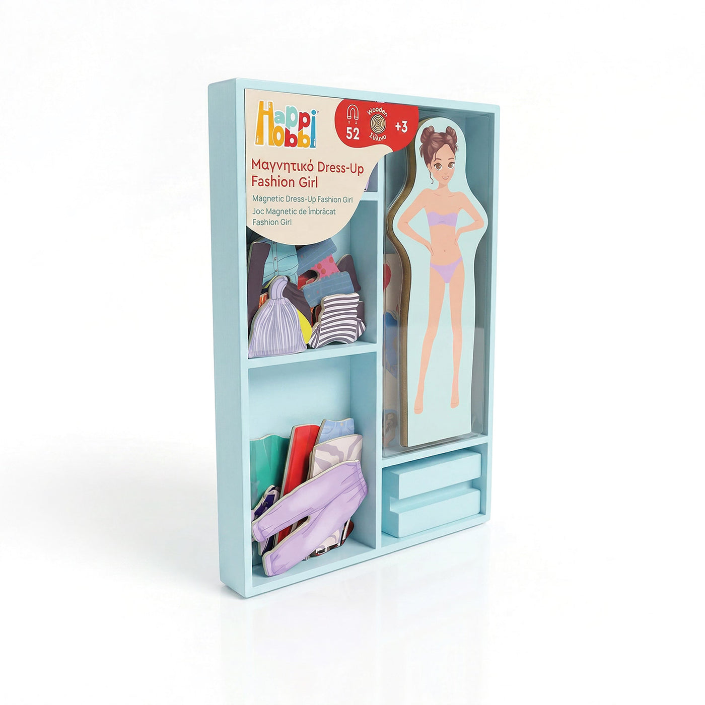 AS Magnet Box Fantasy Dreams Dress-Up 46 Educational Wooden Magnets (1029-64059)