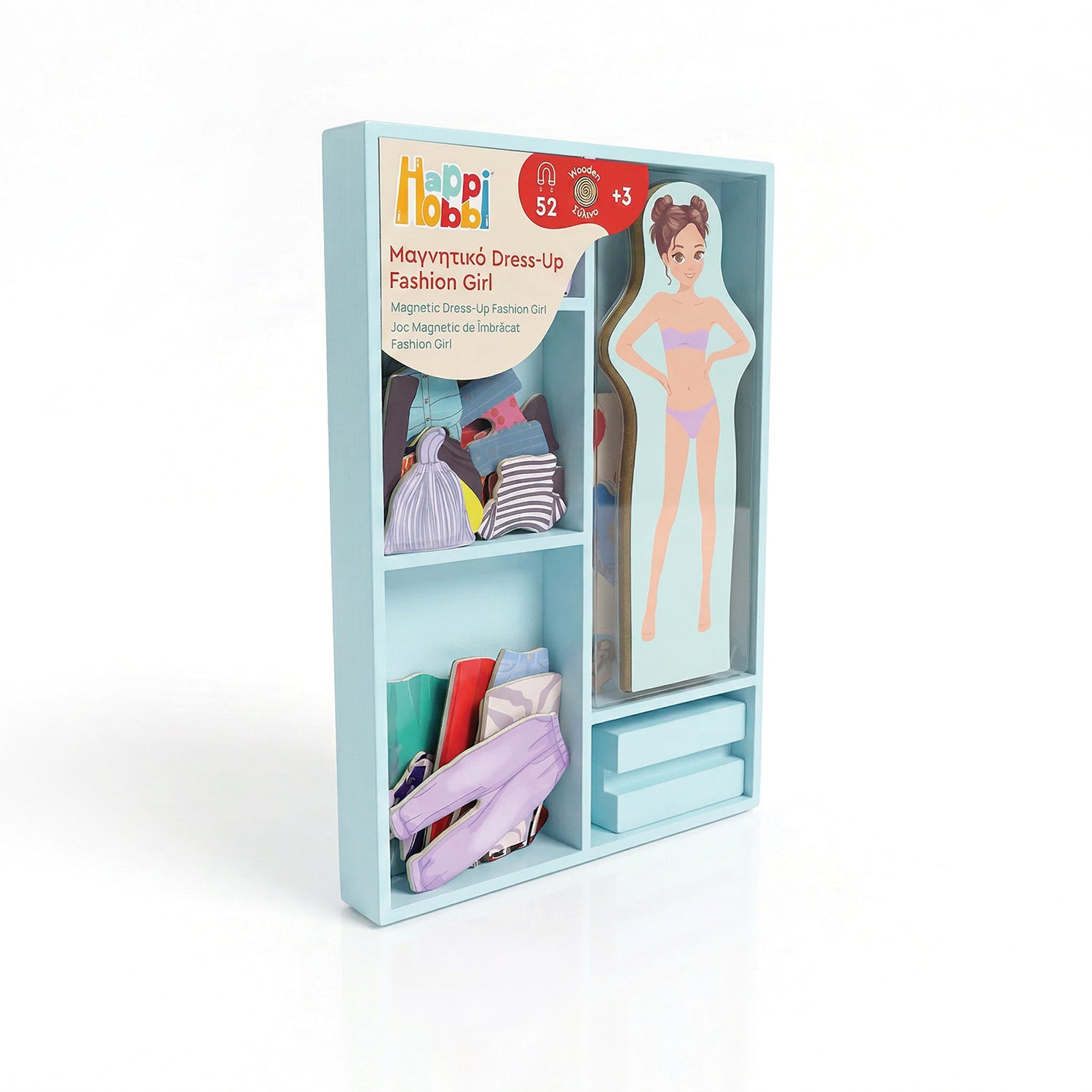 AS Magnet Box Fantasy Dreams Dress-Up 46 Educational Wooden Magnets (1029-64059)