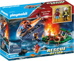 Playmobil City Action Επιχείρηση Πυροσβεστικής - Διάσωση Στη Θάλασσα (70491) - Fun Planet