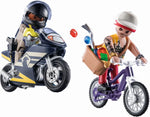 Playmobil City Action Starter Pack Αστυνομική Καταδίωξη Ληστή Κοσμημάτων (71255) - Fun Planet