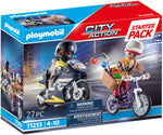 Playmobil City Action Starter Pack Αστυνομική Καταδίωξη Ληστή Κοσμημάτων (71255) - Fun Planet