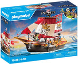 Playmobil Pirates Πειρατική Γαλέρα Ο Βασιλιάς Των Πειρατών (71418)