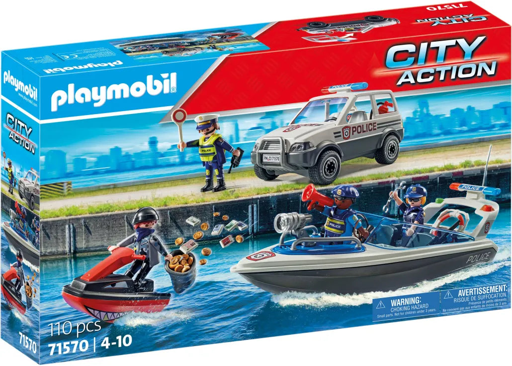 Playmobil City Action Θαλάσσια Αστυνομική Καταδίωξη (71570) - Fun Planet