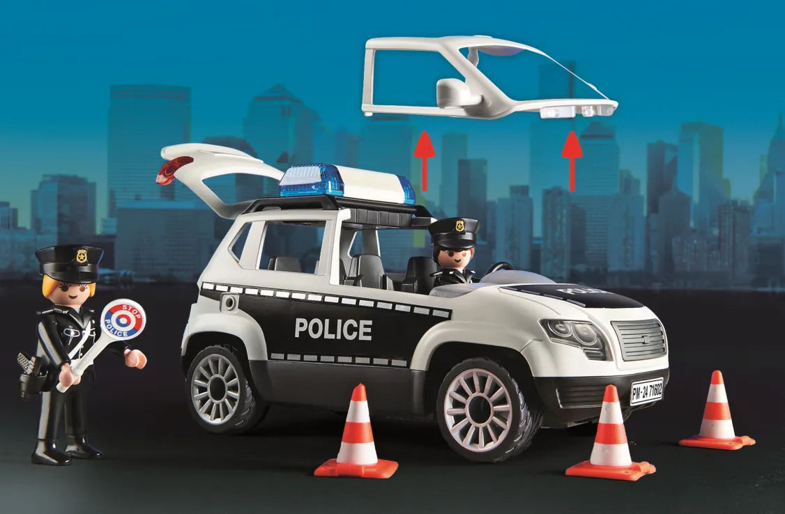Playmobil Action Heroes Αστυνομικό Τμήμα Με Περιπολικό Και Ελικόπτερο (71602) - Fun Planet