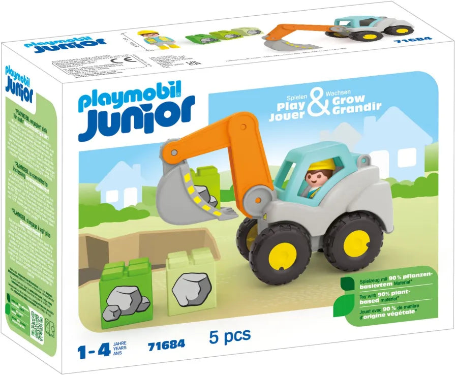 Playmobil Junior Φορτωτής Εκσκαφέας (71684) - Fun Planet