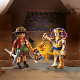 Playmobil History Duo Pack Κυνηγός Θησαυρού & Μούμια (71796)