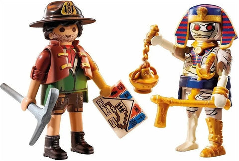 Playmobil History Duo Pack Κυνηγός Θησαυρού & Μούμια (71796)