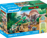 Playmobil Dinos Επίθεση Σπινόσαυρου Στο Εξερευνητικό Όχημα (71820)