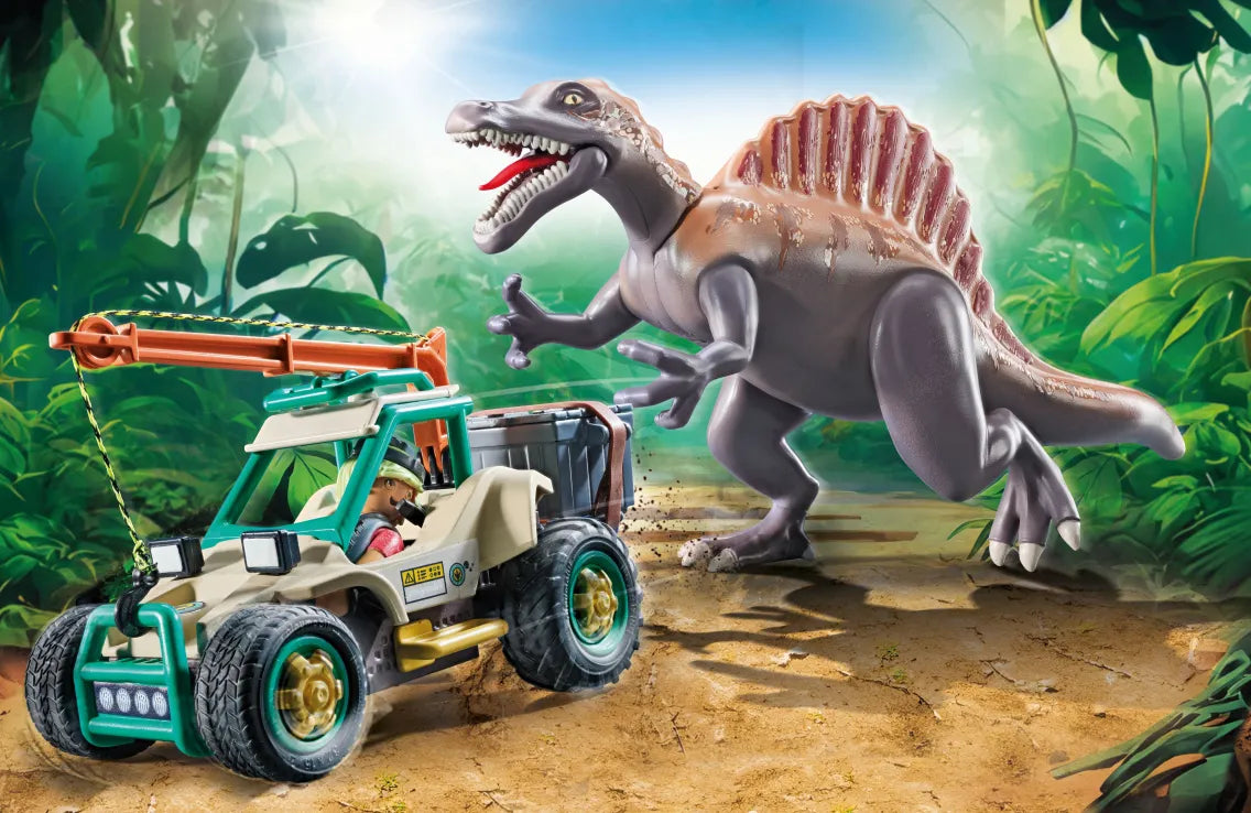 Playmobil Dinos Επίθεση Σπινόσαυρου Στο Εξερευνητικό Όχημα (71820) - Fun Planet