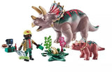 Playmobil Dinos Τρικεράτοπες Και Εξερευνητής (71821)