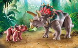 Playmobil Dinos Τρικεράτοπες Και Εξερευνητής (71821)