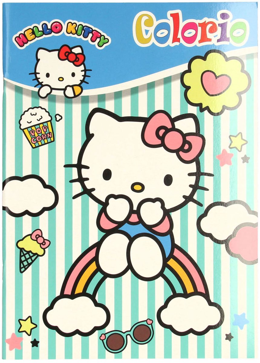 Hello Kitty Βιβλίο Ζωγραφικής Colorio Α4 με 32 Σελίδες Χρωματισμού (532401D) - Fun Planet