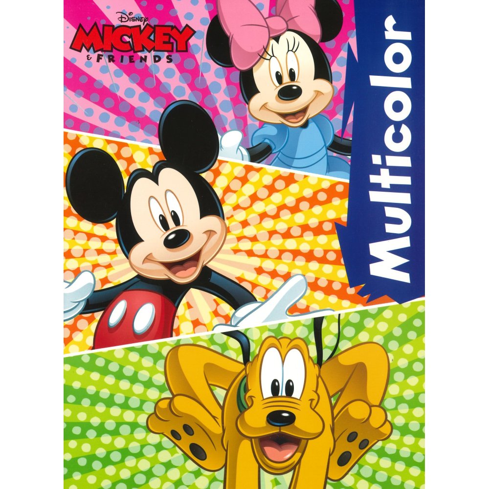 Disney Mickey Βιβλίο Ζωγραφικής Multicolor Α4 με 32 Σελίδες Χρωματισμού (400187) - Fun Planet