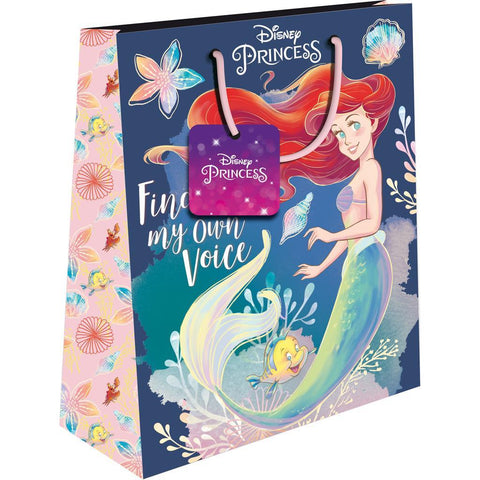 Σακούλα Δώρου Χάρτινη 18x11x23εκ Disney Princess με Glitter Luna (563938) - Fun Planet