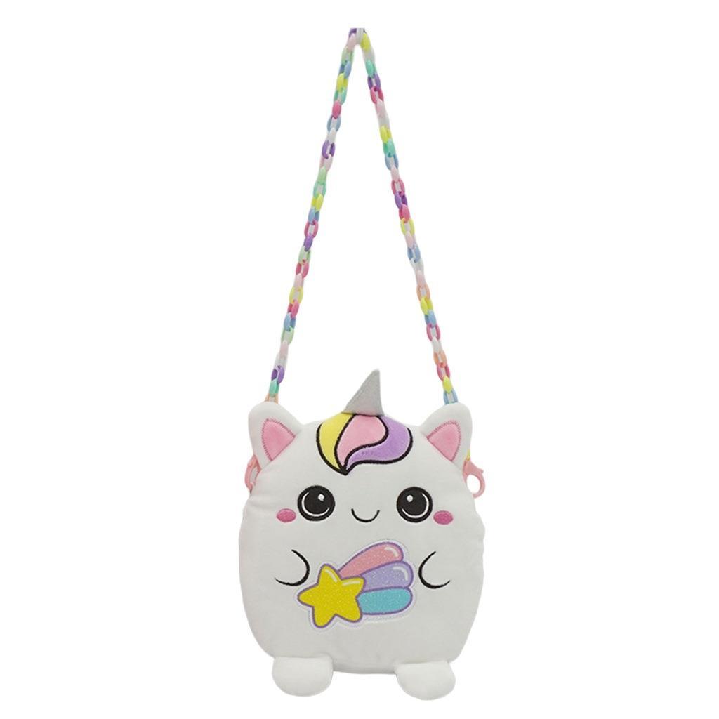 Λούτρινη Τσάντα Ώμου 20εκ. Γατούλα Squishcuties Luna Toys (623089) - Fun Planet