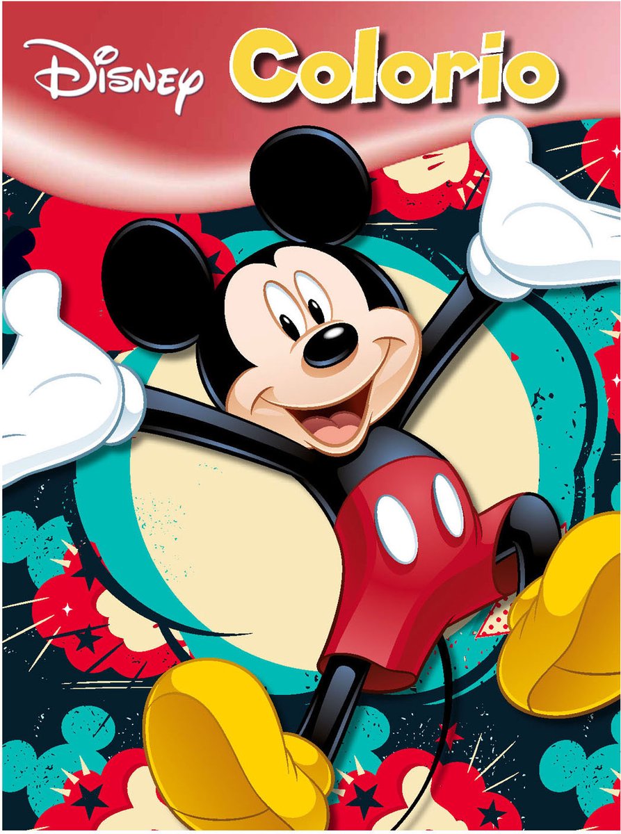 Disney Mickey Mouse Βιβλίο Ζωγραφικής Colorio Α4 με 32 Σελίδες Χρωματισμού (598411) - Fun Planet