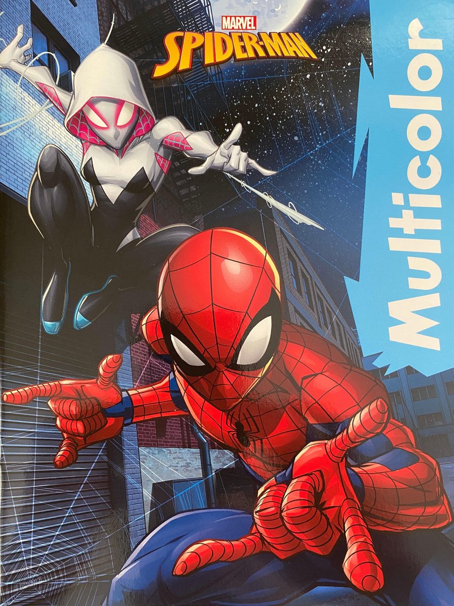 Marvel Spider-Man Βιβλίο Ζωγραφικής Multicolor Α4 με 32 Σελίδες Χρωματισμού (400195) - Fun Planet