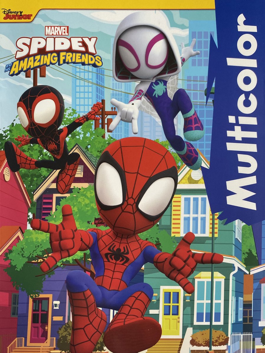 Marvel Spidey and his Amazing Friends Βιβλίο Ζωγραφικής Multicolor Α4 με 32 Σελίδες Χρωματισμού (400202) - Fun Planet