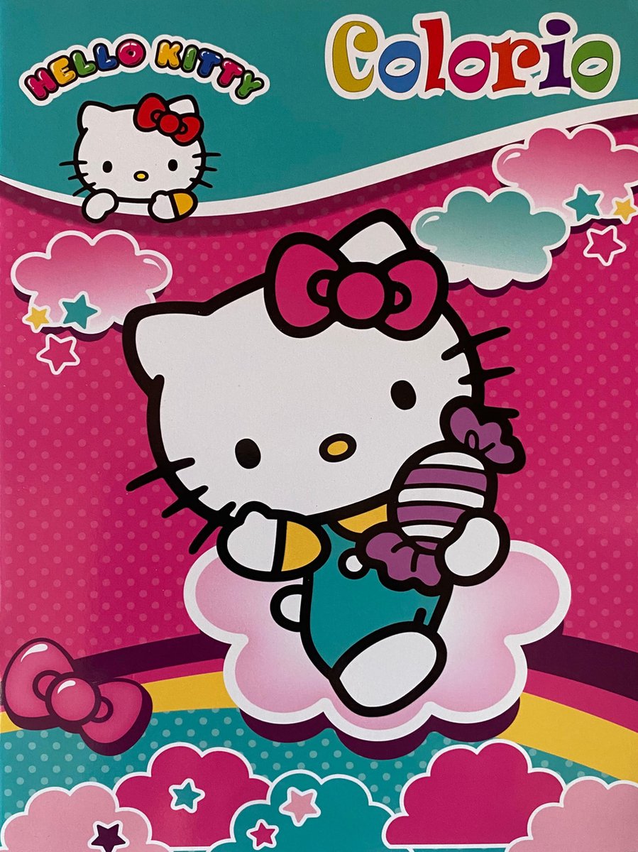 Hello Kitty Βιβλίο Ζωγραφικής Colorio Α4 με 32 Σελίδες Χρωματισμού (532401C) - Fun Planet