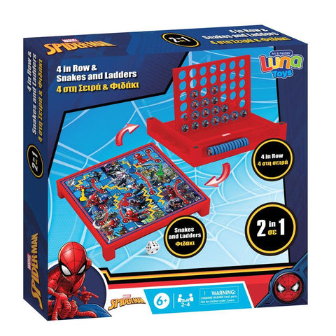 Marvel Spider-Man Επιτραπέζιο 4 Στη Σειρά και Φιδάκι Luna (508311) - Fun Planet