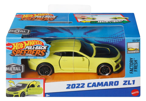 Hot Wheels Aυτοκινητάκι 1:43 Pull-Back Speeders 2022 Camaro ZL1 (HWH46) - Fun Planet
