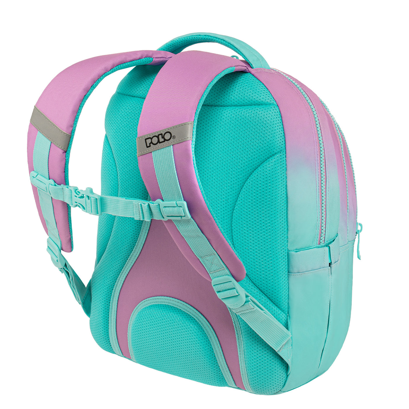 Polo Σακίδιο Focus Aqua Pink Gradient (901078-8115)