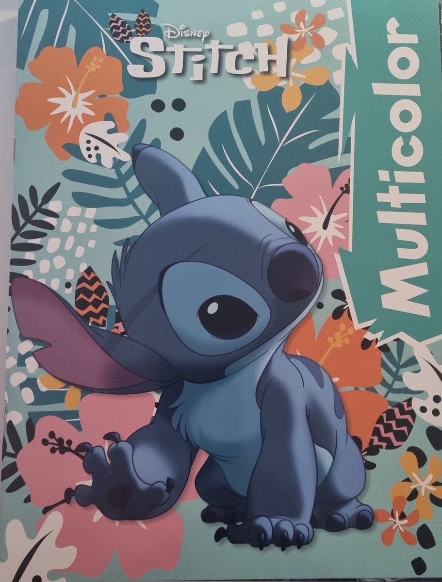 Disney Stitch Βιβλίο Ζωγραφικής Multicolor Α4 με 32 Σελίδες Χρωματισμού (400151) - Fun Planet