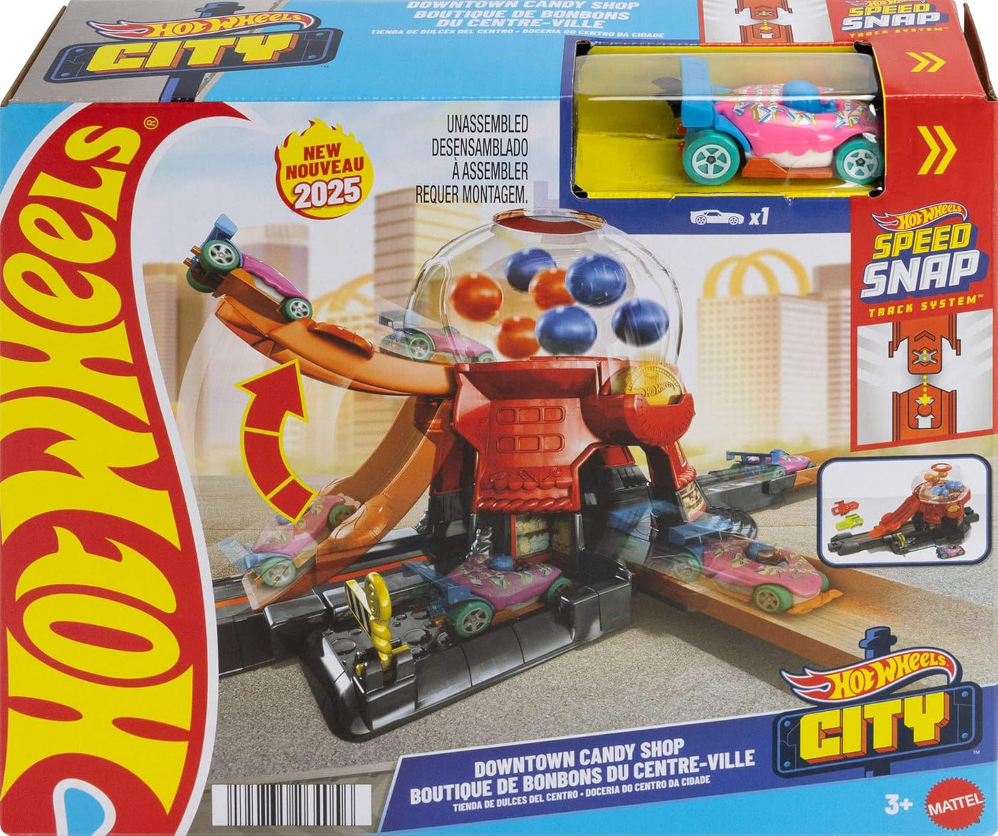 Hot Wheels City Πίστα Downtown Candy Shop (JBM62) - Fun Planet
