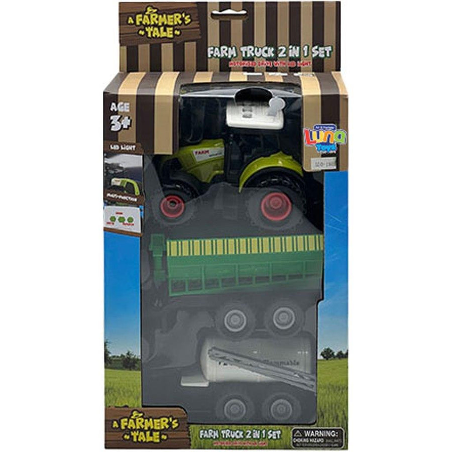 Friction Excavator Truck 25cm with Lights and Sounds (RJ002C)