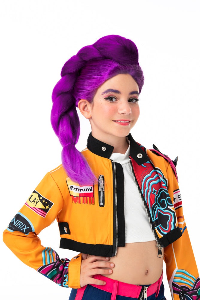 Τρέσα Grande Μωβ 60εκ 100g IdolX K-Pop Star Singer Hunter (9335) - Fun Planet