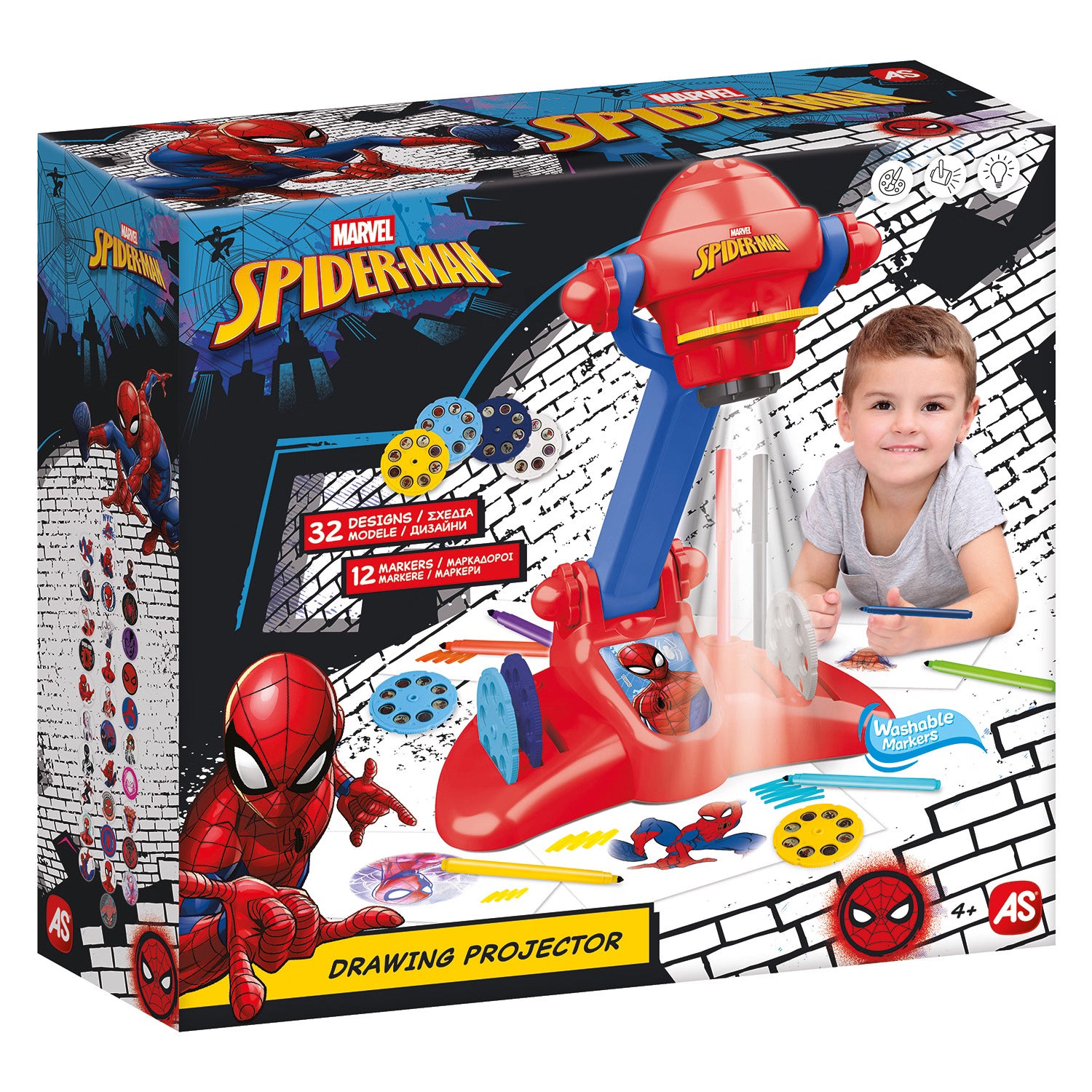 AS Προτζέκτορας Ζωγραφικής Spider-Man (1028-54005)