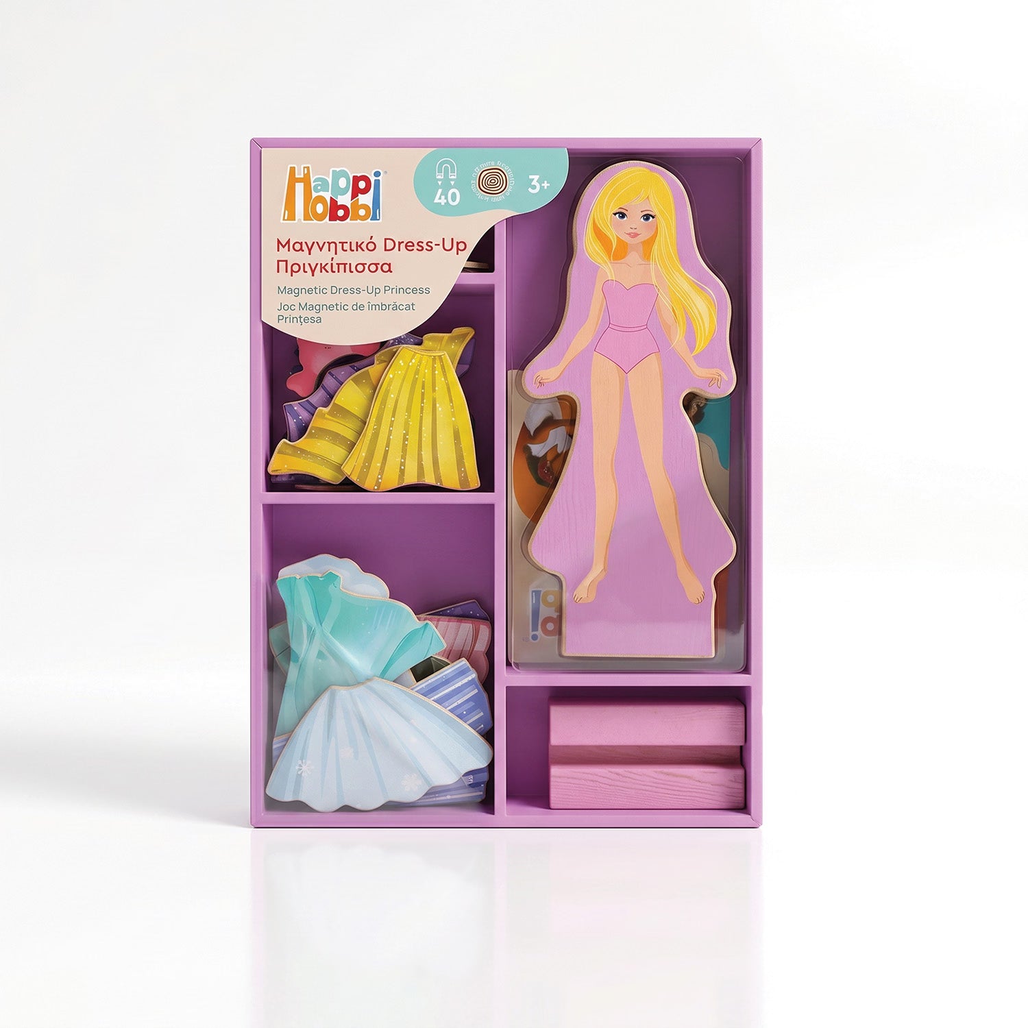 AS Magnet Box Fantasy Dreams Dress-Up 46 Educational Wooden Magnets (1029-64059)