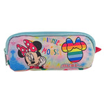 Disney Minnie Mouse Κασετίνα Βαρελάκι 21x6x9εκ 2 Θήκες I Love Rainbow Must (563596) - Fun Planet