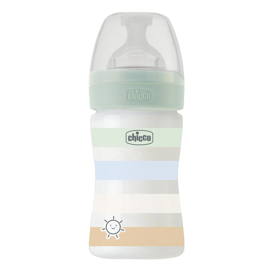 Chicco Πλαστικό Μπιμπερό Well Being Κατά των Κολικών Μπλε 150ml (A60-28611-21) - Fun Planet