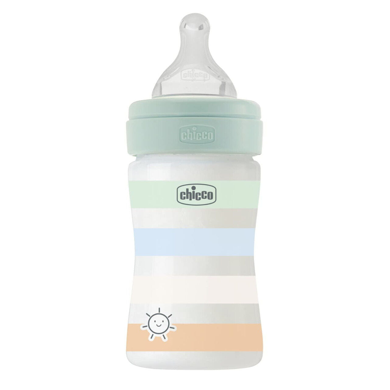 Chicco Πλαστικό Μπιμπερό Well Being Κατά των Κολικών Μπλε 150ml (A60-28611-21) - Fun Planet
