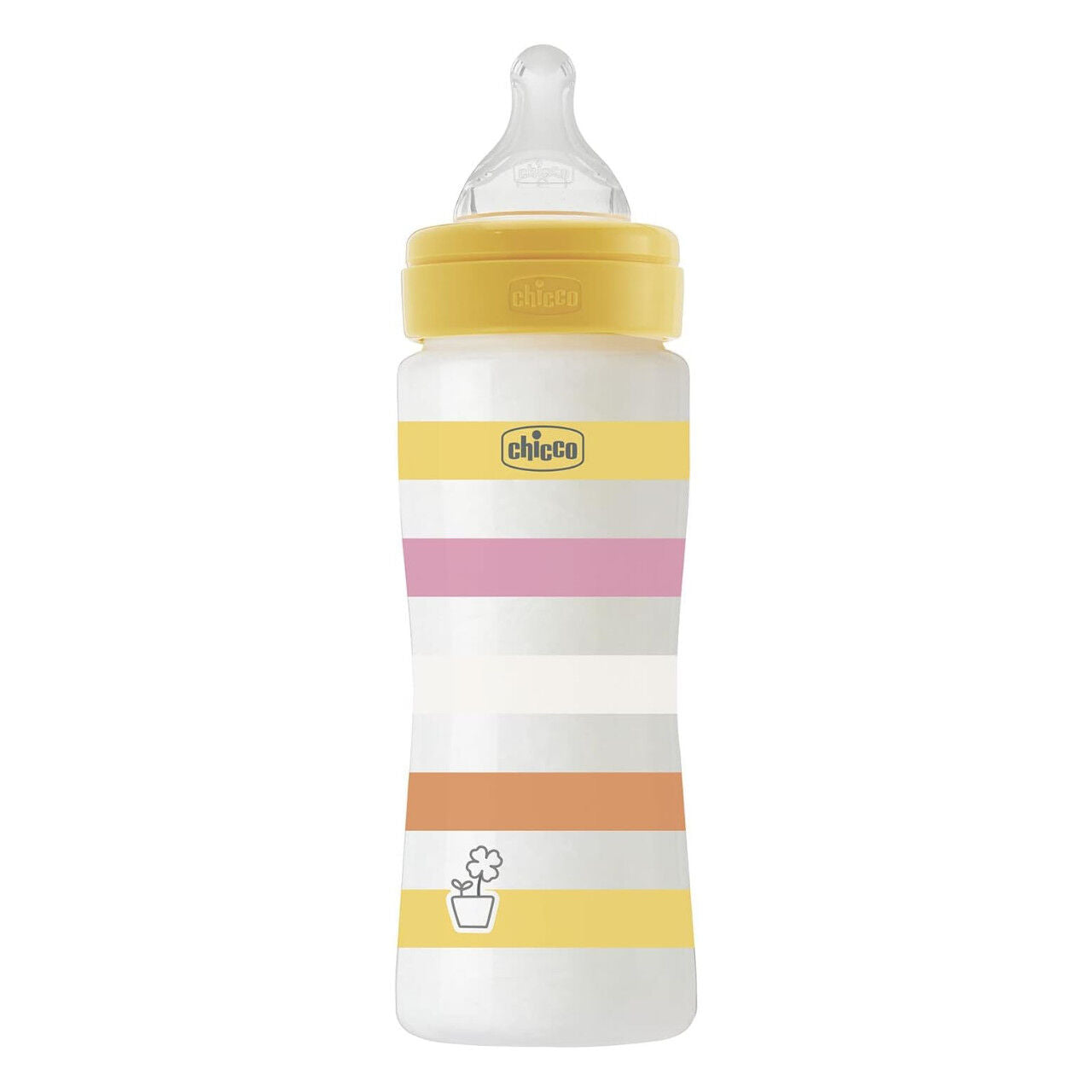 Chicco Πλαστικό Μπιμπερό Well Being Κατά των Κολικών Ροζ 330ml (A60-28637-11) - Fun Planet