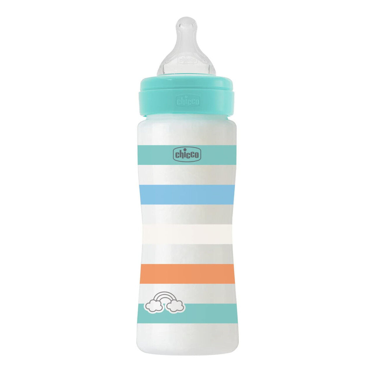 Chicco Πλαστικό Μπιμπερό Well Being Κατά των Κολικών Μπλε 330ml (A60-28637-21) - Fun Planet