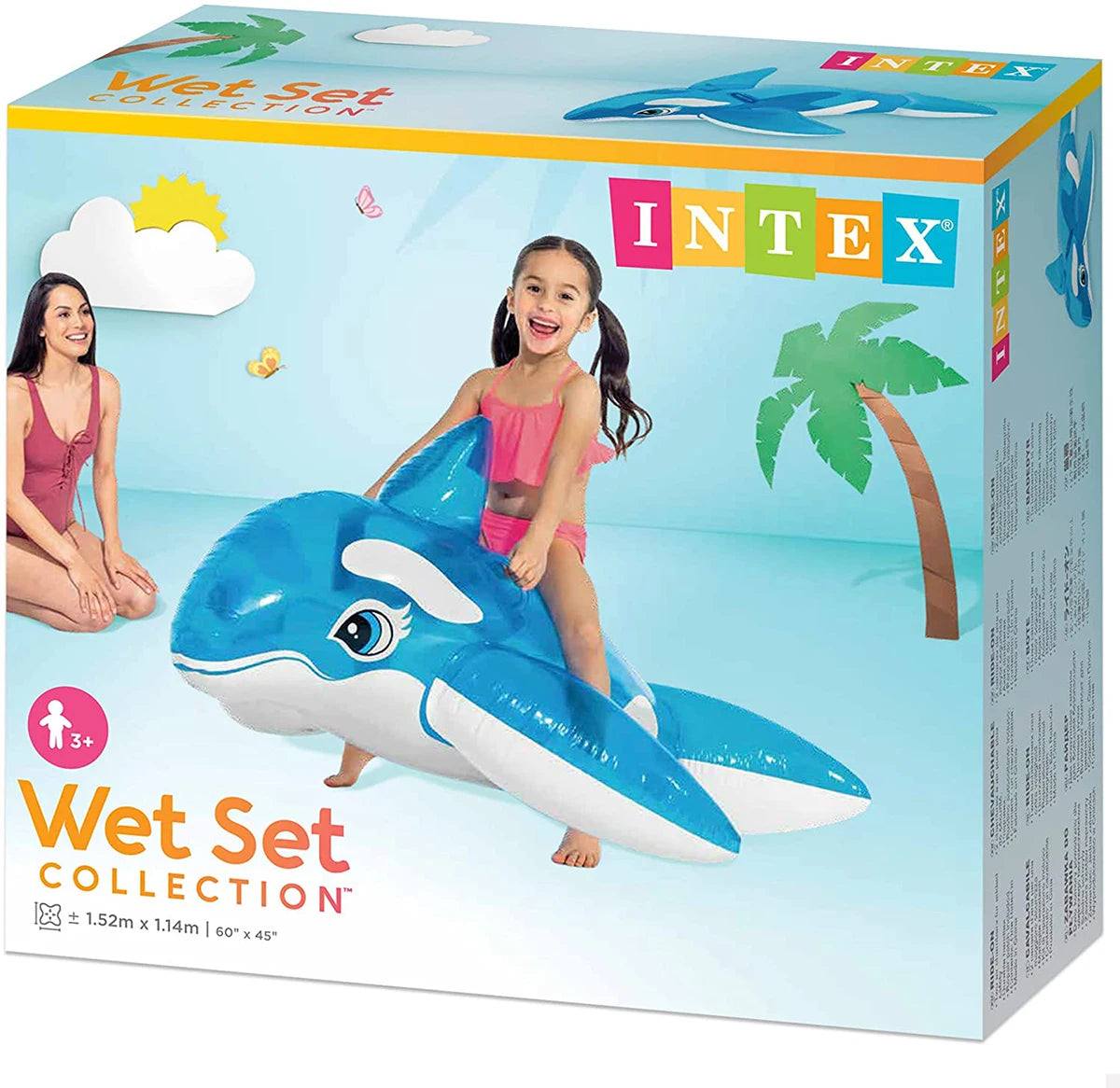 Intex Φουσκωτή Φάλαινα 152X114εκ (58523) - Fun Planet