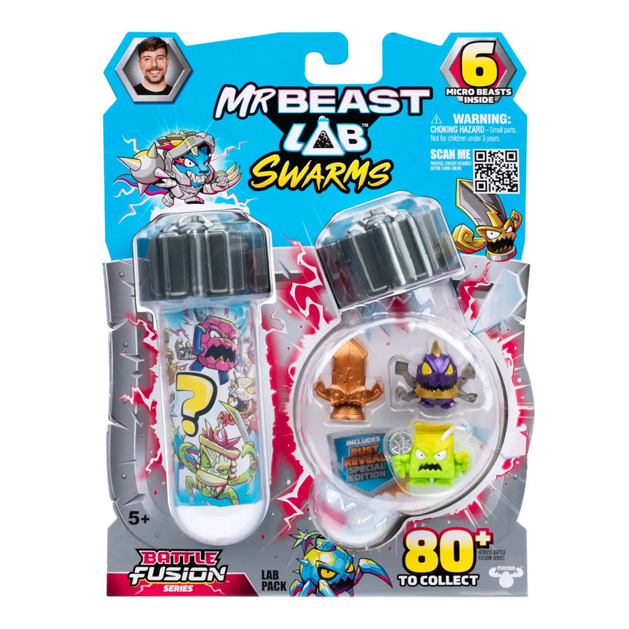 Mr Beast Lab Swarms S4 6 Pack Φιγούρες Battle Fushion (MBE02000)