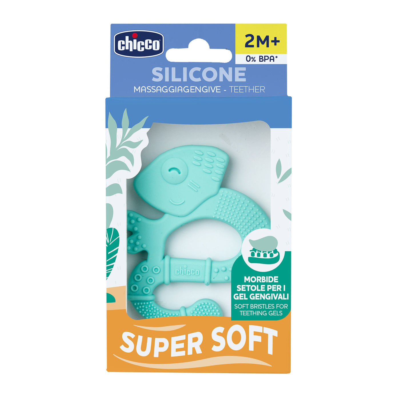 Chicco Βρεφικός Μασητικός Κρίκος Οδοντοφυΐας Σιλικόνης Neutral (C05-28110-20) - Fun Planet